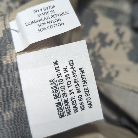 NWT Propper Battle Rip ACU Trouser Tactical Pants NIR Signature Management Med-R - Picture 4 of 7